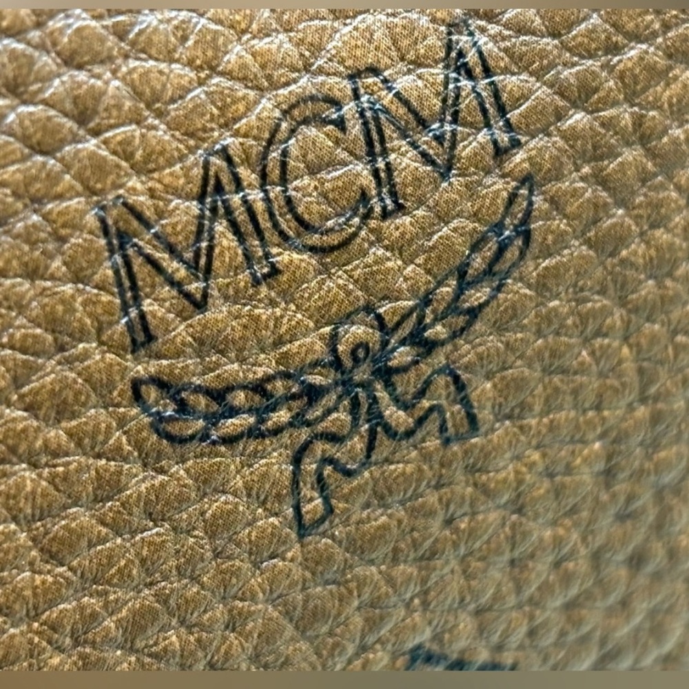MCM cognac /brown viscose and leather hobo bag - Picture 17 of 17